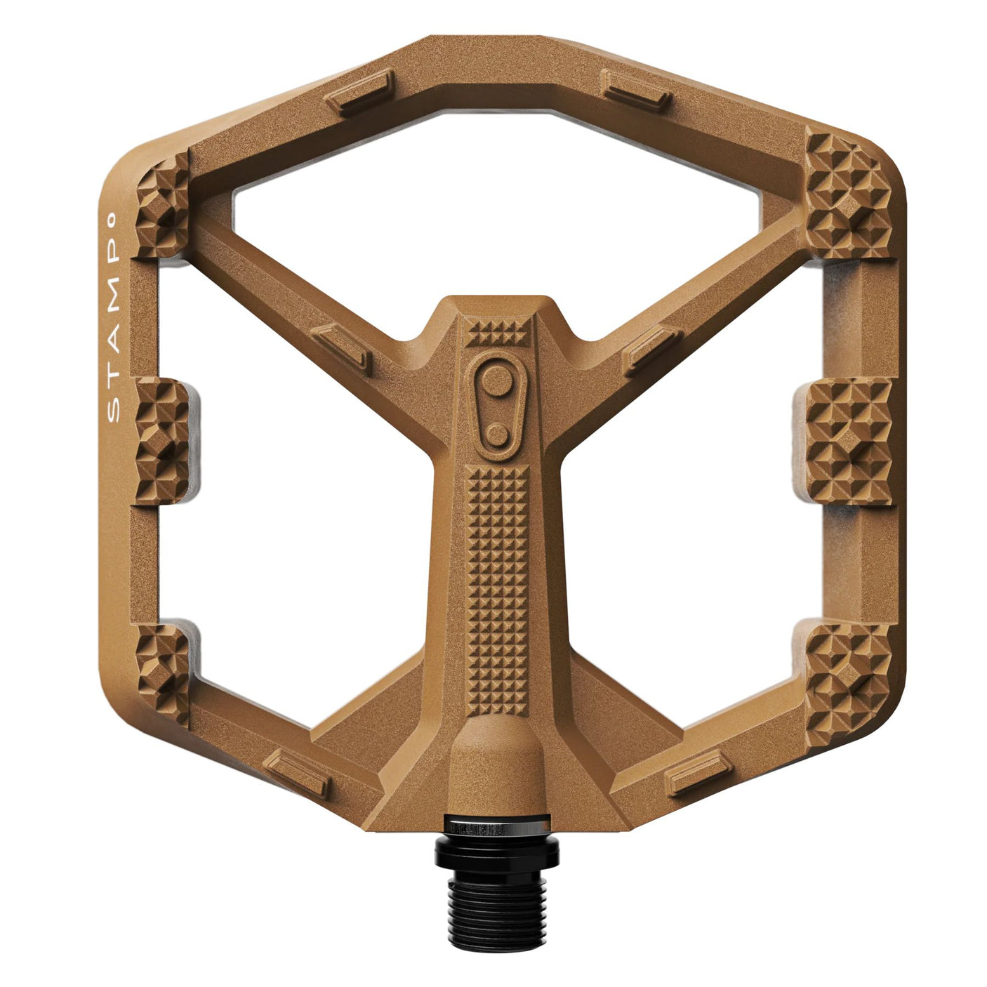 Crankbrothers Stamp 0 Large Plattform-Pedal brown