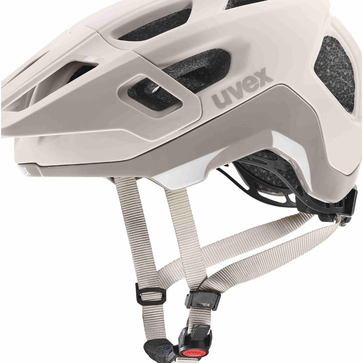uvex fahrradhelme herren uvex React MTB Helm | Warm Grey Matt