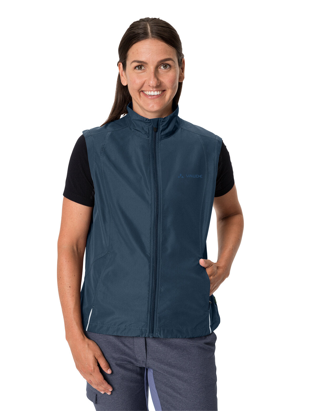 VAUDE Dundee Classic Zip Off Jacket Damen blau
