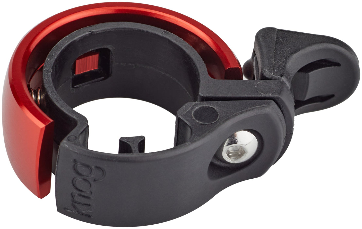 Knog Oi Classic Fahrradklingel black/red