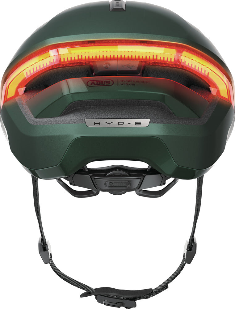 ABUS HYP-E Helm Urban jungle grün