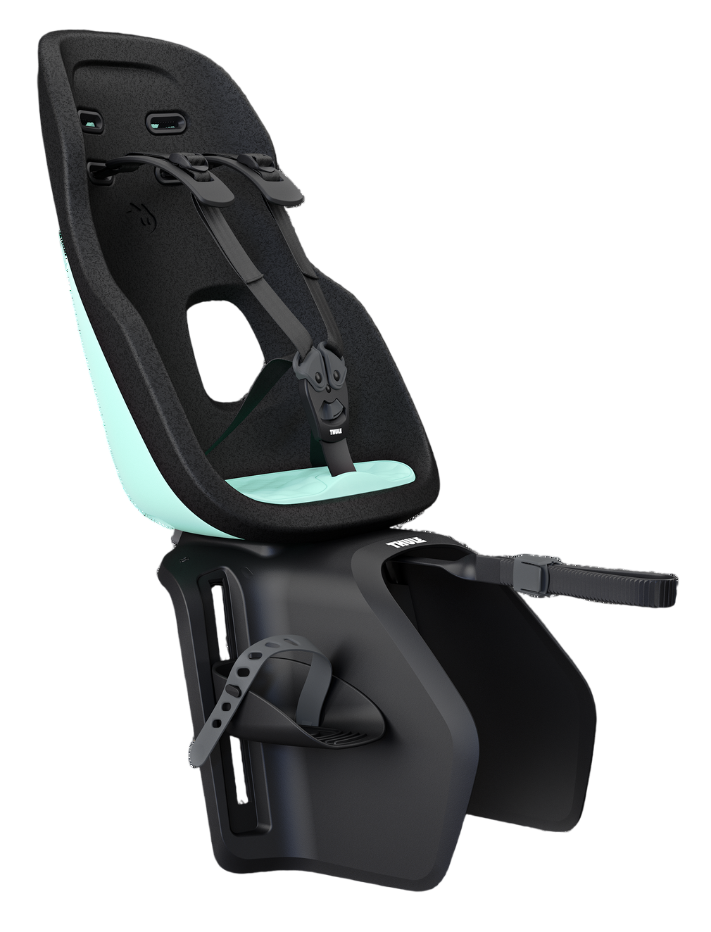Thule Yepp Nexxt 2 Maxi mintgrün, Gepäckträger-Befestigung