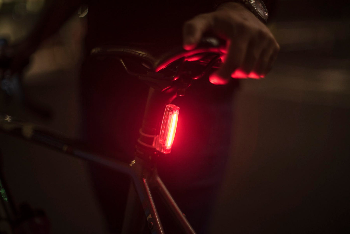 Knog Plus Fahrradlampe StVZO rote LED translucent
