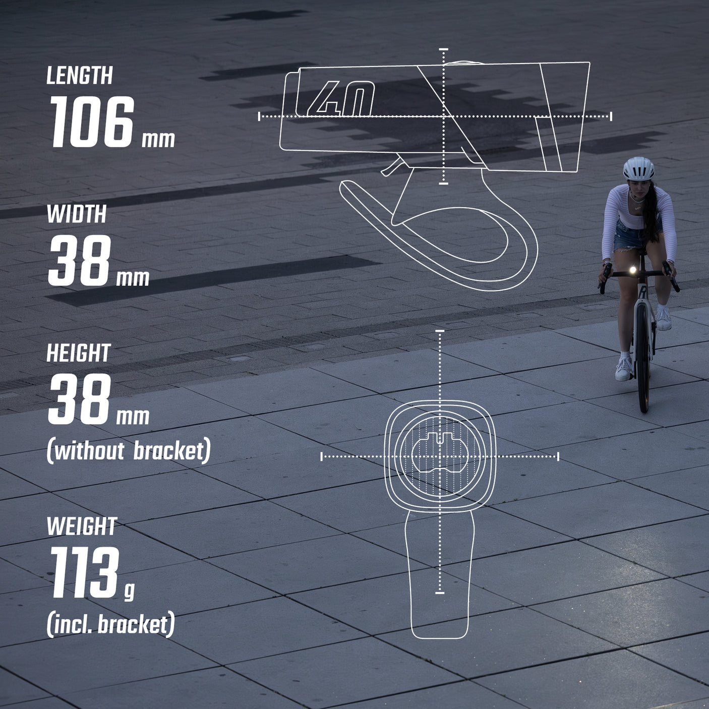 Sigma Aura 40 USB Frontlicht