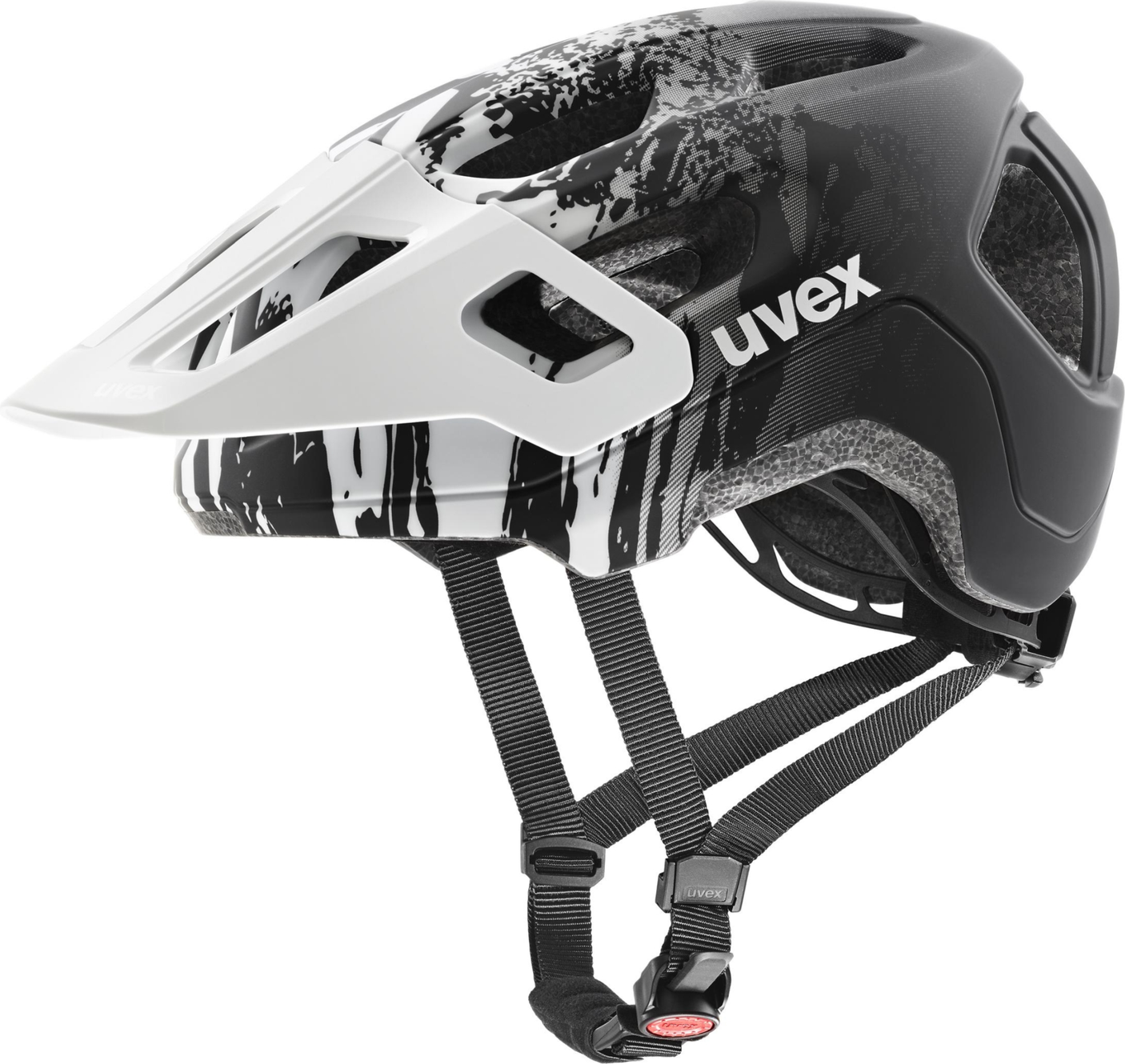 uvex React Jr. Kinderhelm White-Black Matt