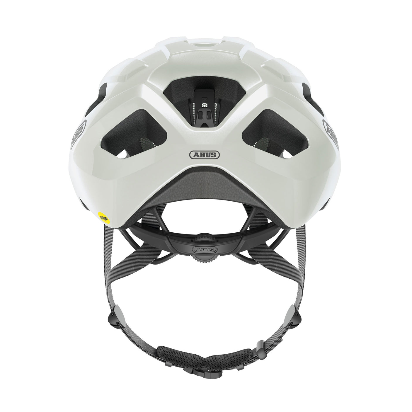 Abus Fahrradhelm Macator pearl white