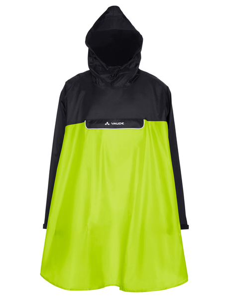 VAUDE Covero Poncho II neon yellow/black