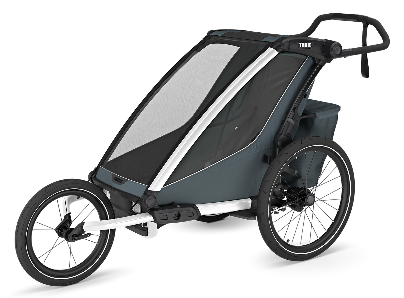 Thule Chariot 2 Jogger Kit Single schwarz/silber
