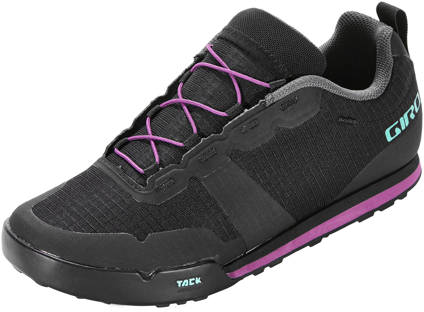 Giro Tracker W Fastlace Schuhe black/throwback purple