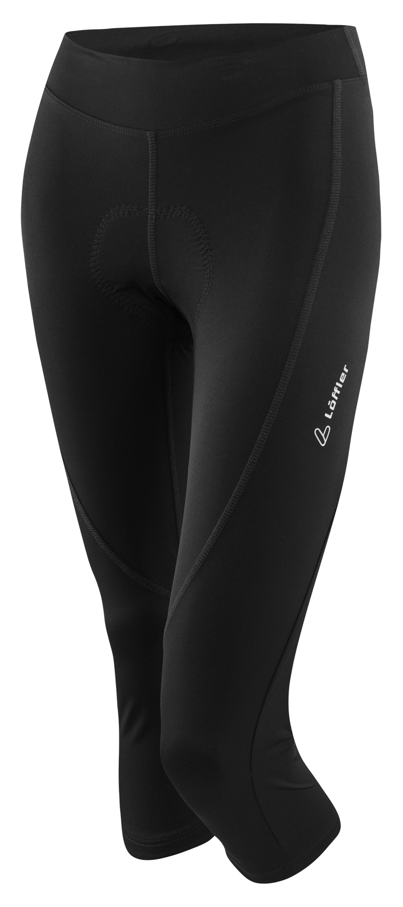 Löffler W 3/4 Bike Tights Tour Ii Black