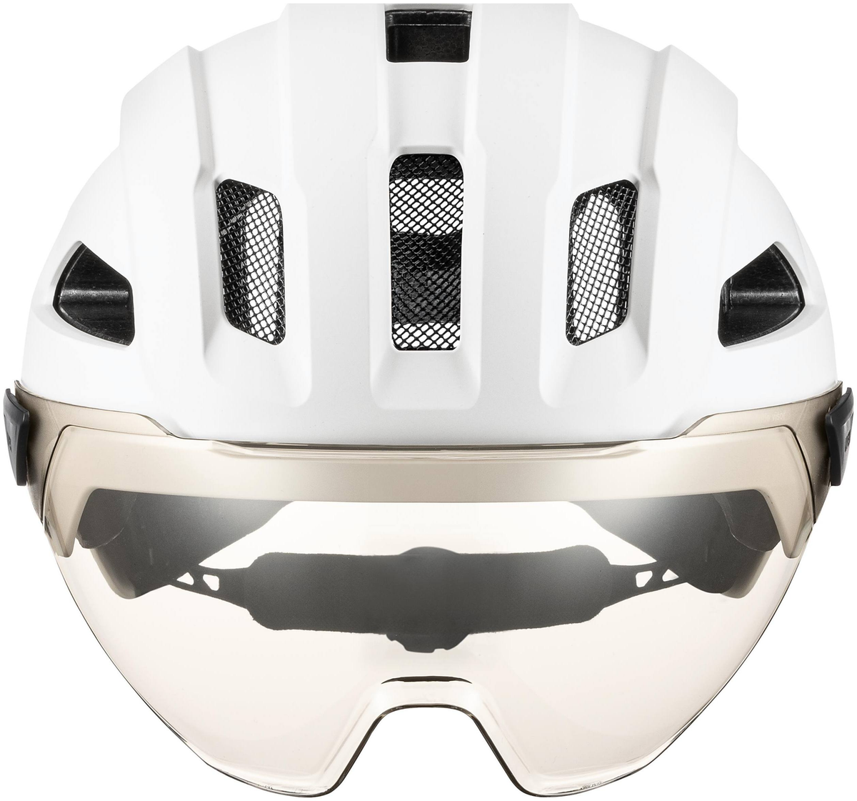 uvex Stride Visor white matt/ltm. silver