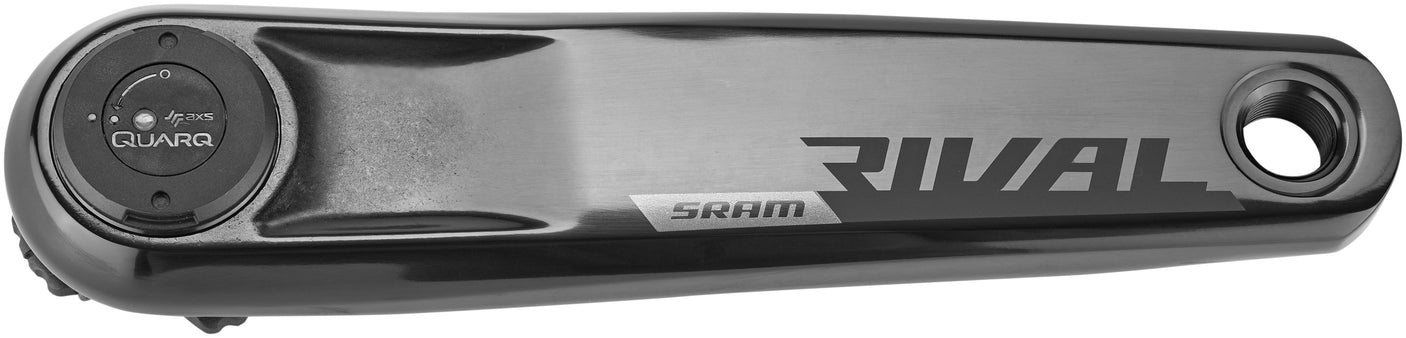 SRAM Rival AXS D1 DUB Wide Powermeter Kurbelarm Links schwarz