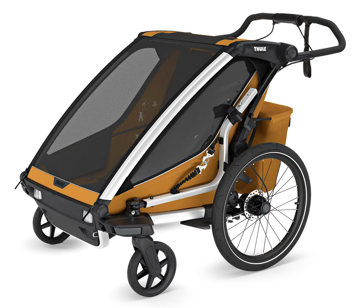 Thule Chariot Sport 2 Double Kinderanhänger natural gold