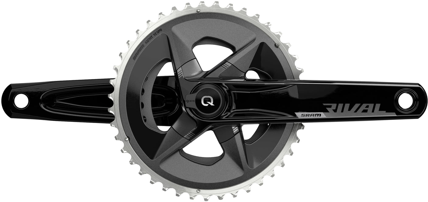 SRAM Rival AXS D1 DUB Wide Kurbelgarnitur 2x12-fach 43/30Z schwarz