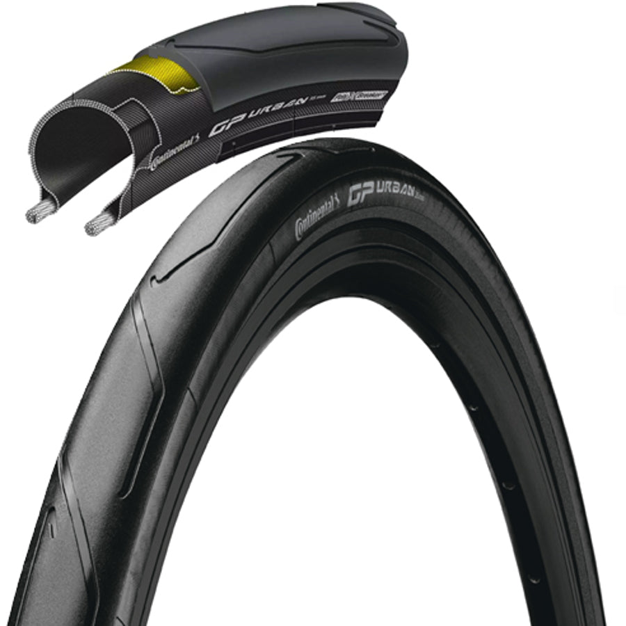 Continental GrandPrix Urban Faltreifen 28x1.35" schwarz