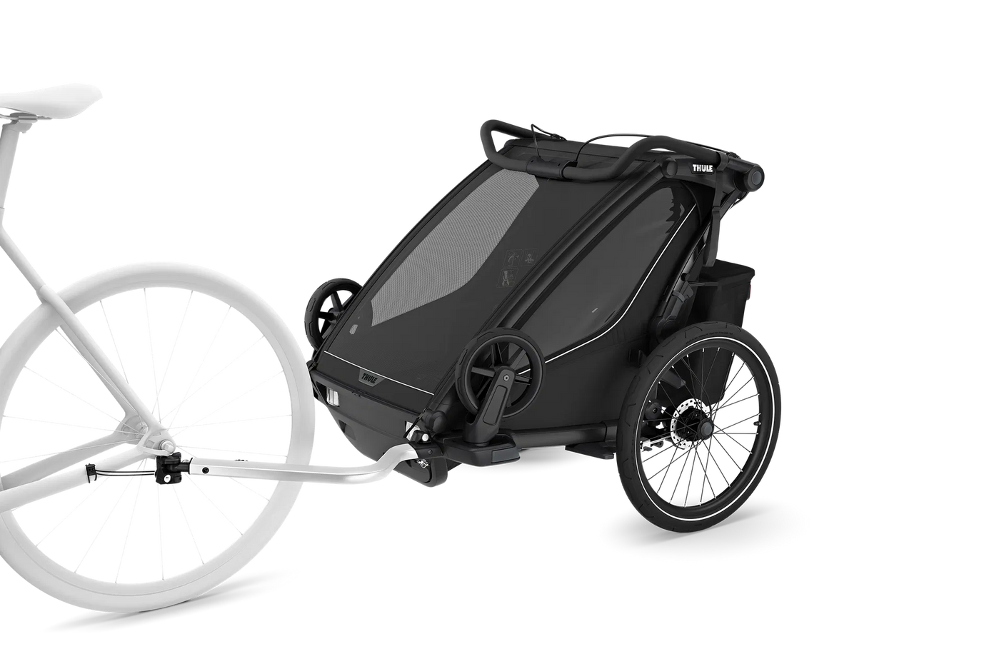 Thule Chariot Sport 2 Double Kinderanhänger schwarz