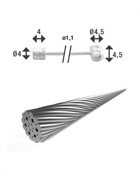 XLC SH-X18 Shift Inner Cable Ø1,25mm 2250mm