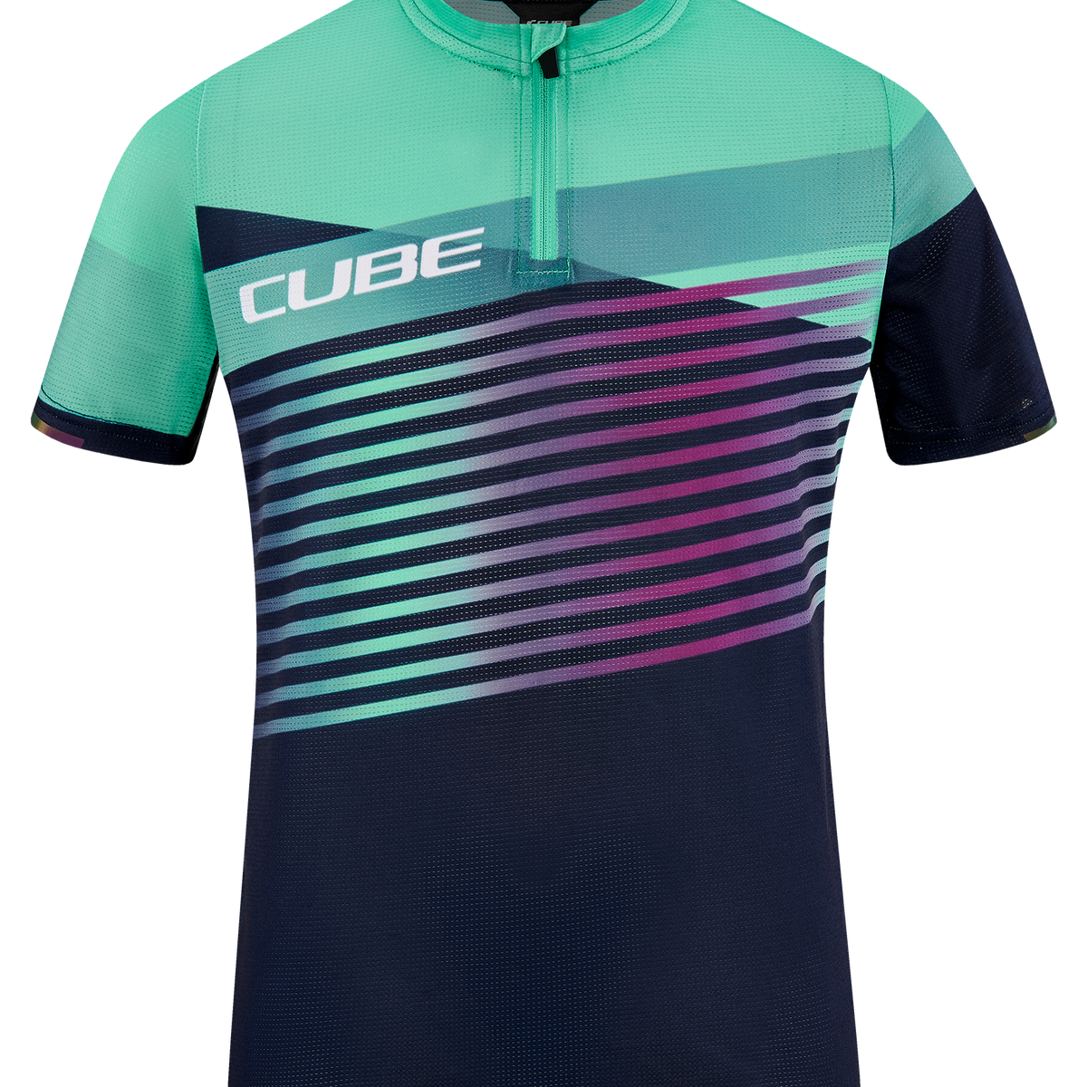 cube rennrad trikot herren Cube TEAMLINE ROOKIE kurzarm | Kinder Radtrikot kurzarm | blue´n´mint