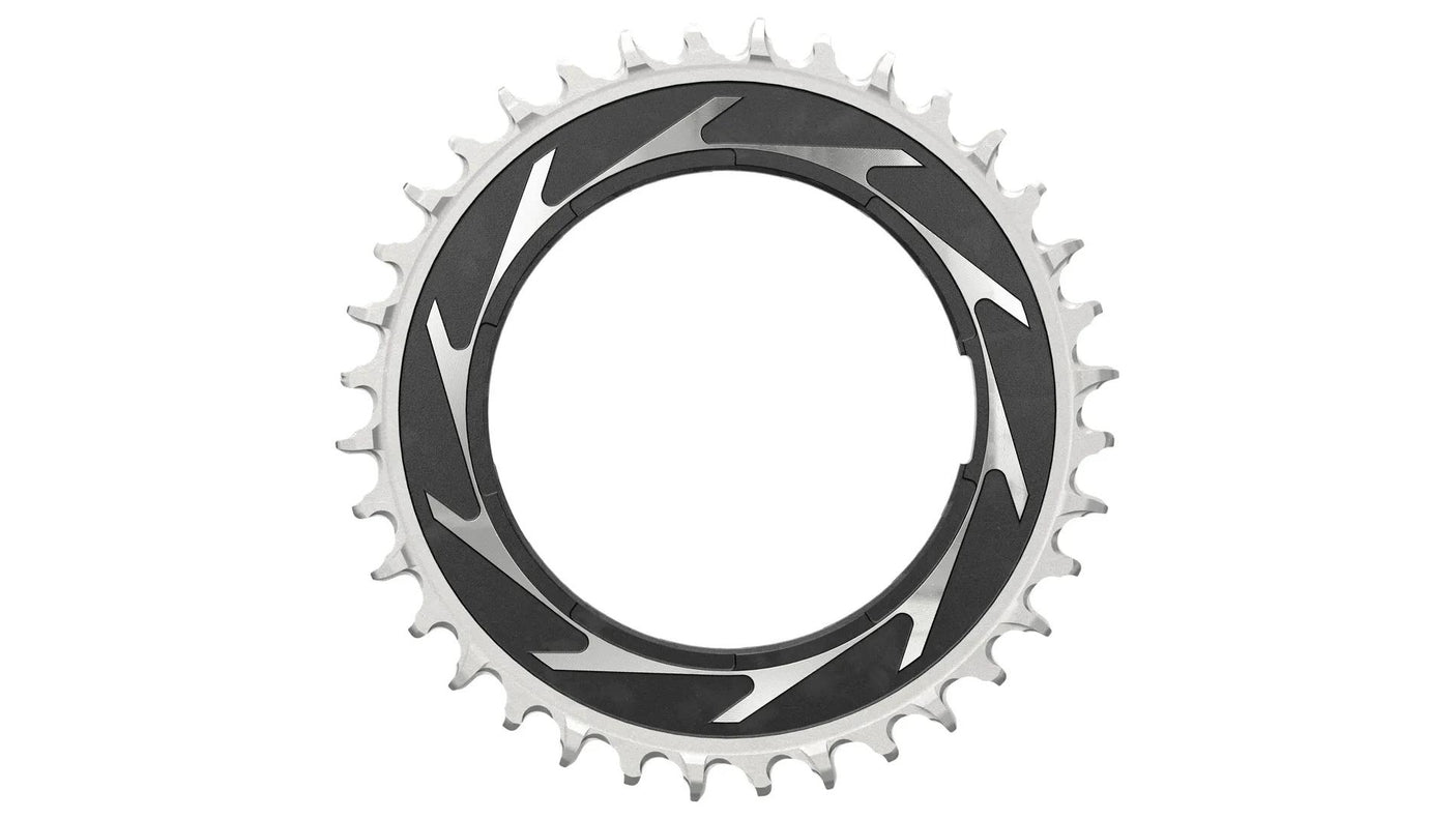 SRAM Eagle T-Type Powermeter Kettenblatt 36Z 12-fach 0mm Offset schwarz/silber