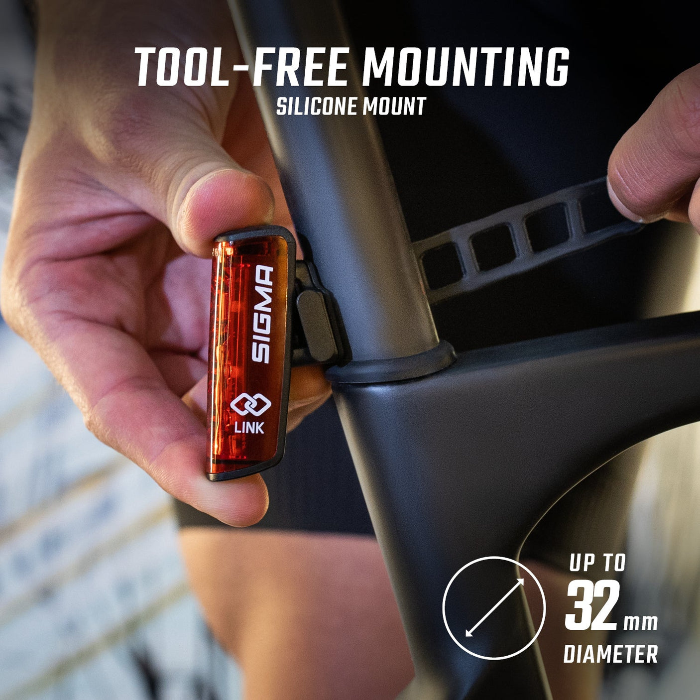 Sigma Aura 100 Beleuchtungsset inkl. Blaze Link inkl. Schraubhalterung