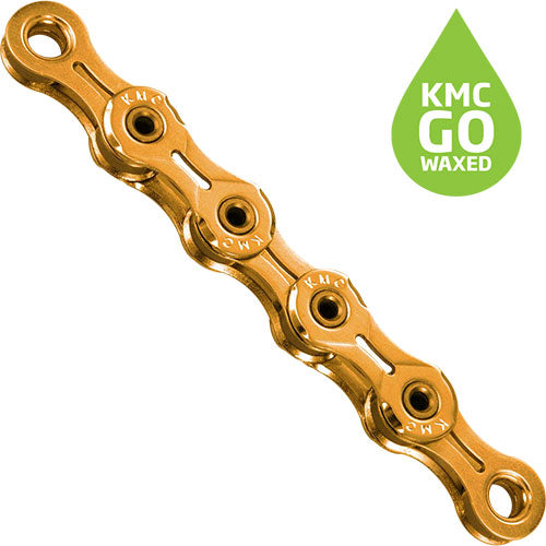 KMC X11SL Kette Ti-N 11-fach 118 Glieder gewachst gold