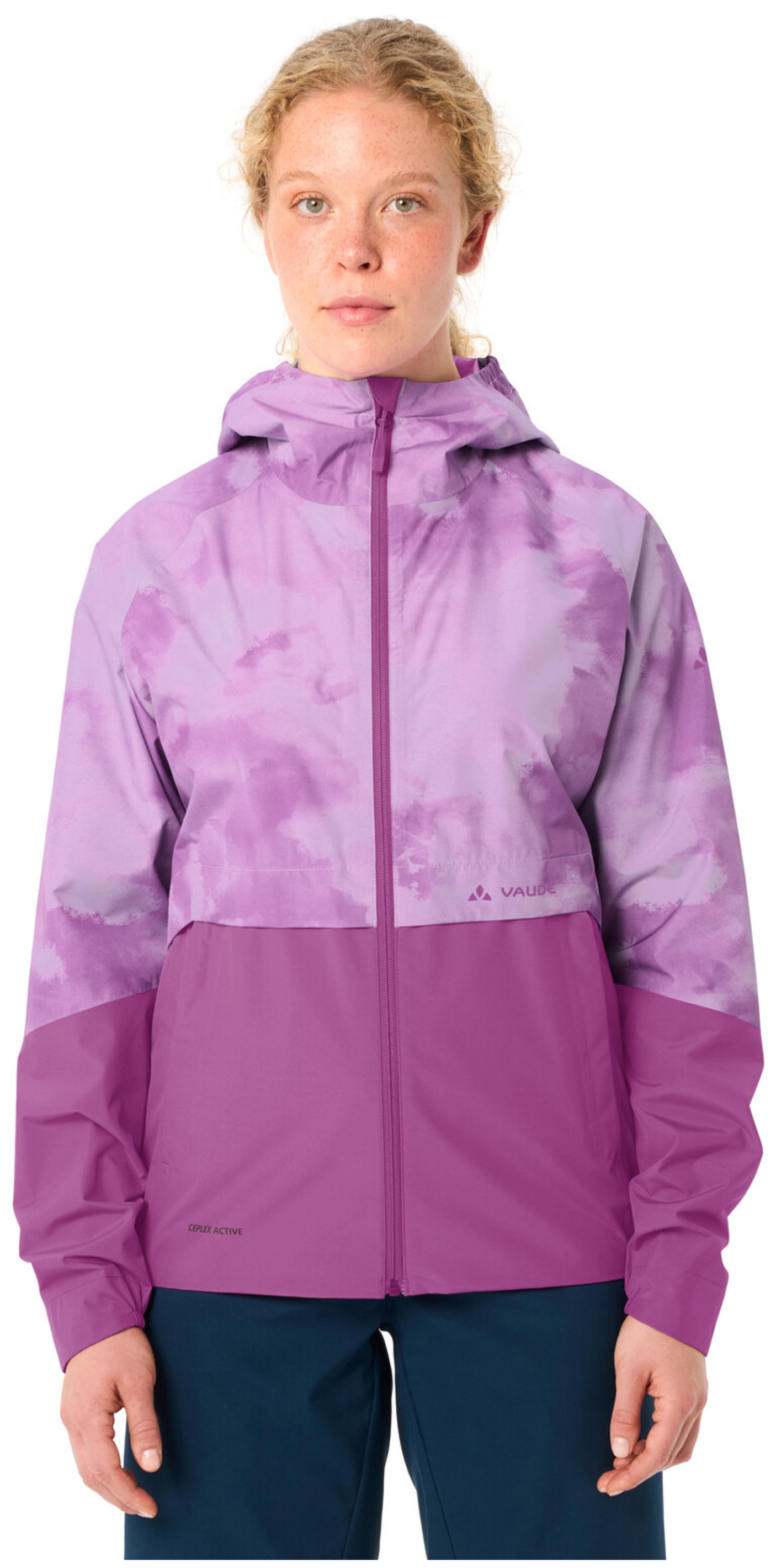 VAUDE Women's Loamer Rain Jacket raspberry