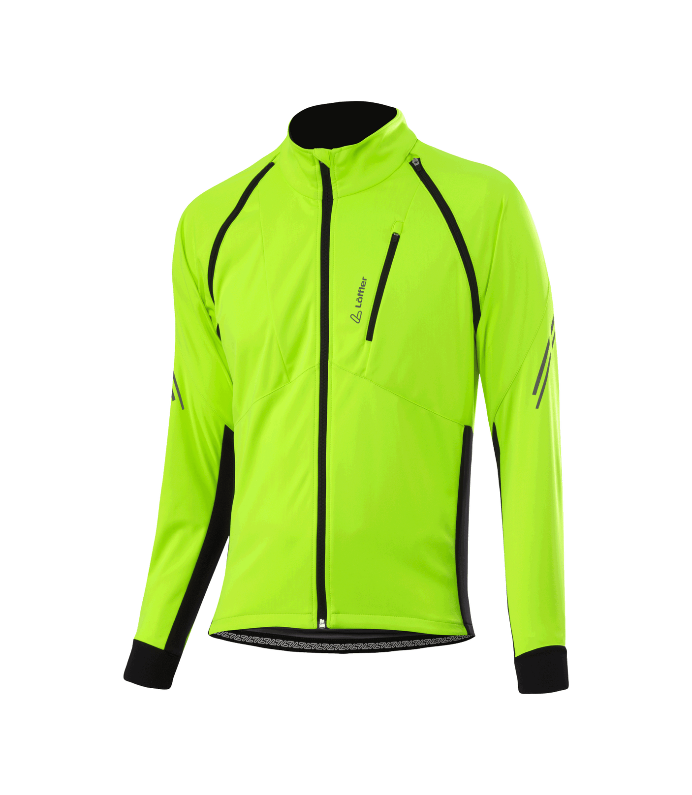 Löffler M Bike Zip-Off Jacket San Remo Ab Light Neon Yellow