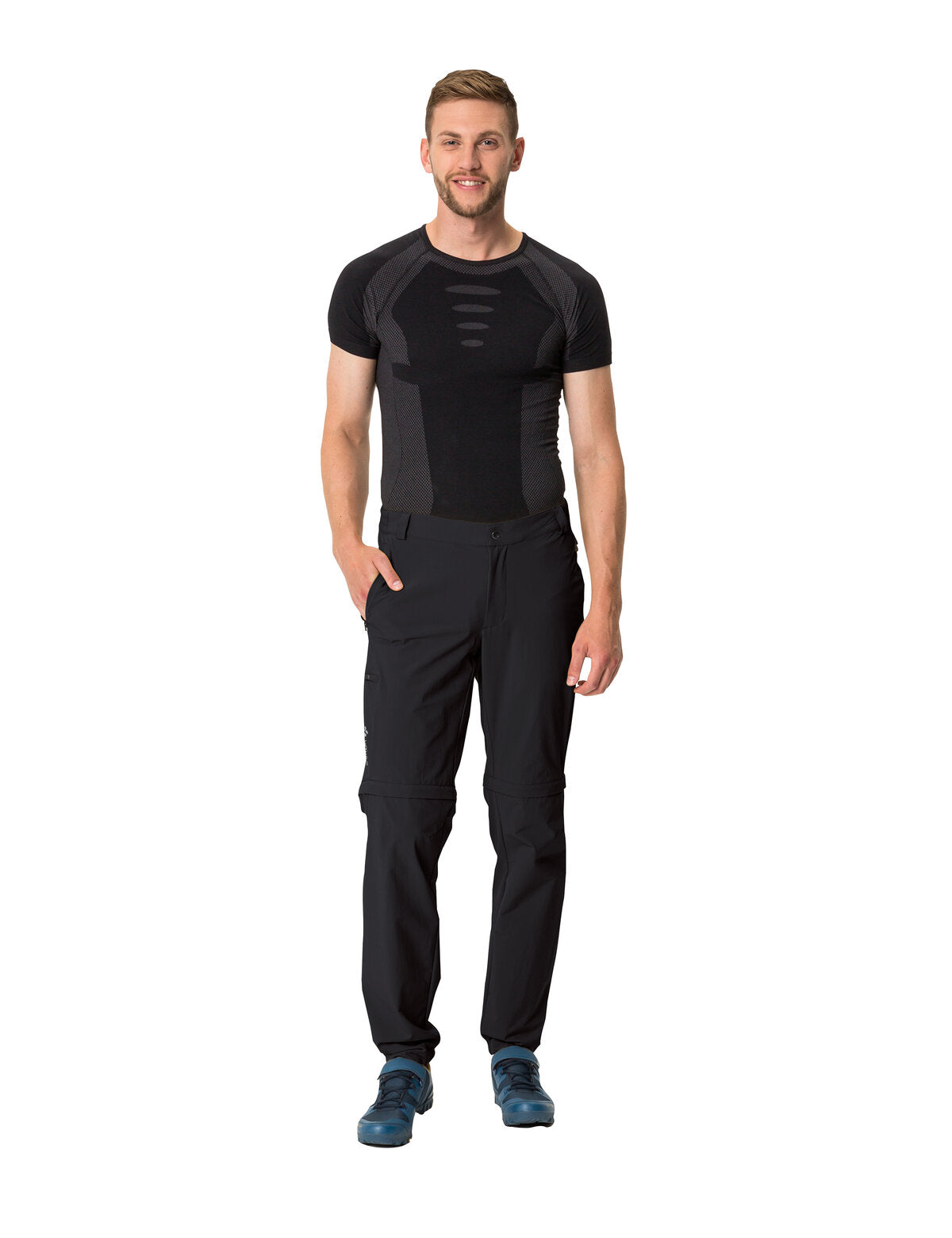 VAUDE Yaras Zip Off Pants Herren schwarz
