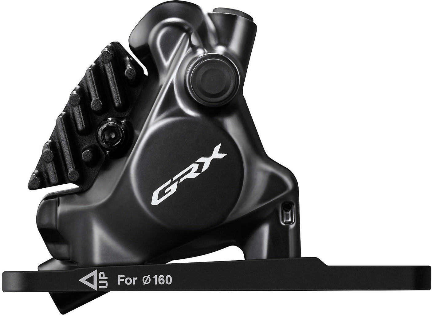 Shimano GRX ST-RX820-LA/BR-RX820 Scheibenbremsset Vorne Flat Mount für Vario-Sattelstütze grau/schwarz