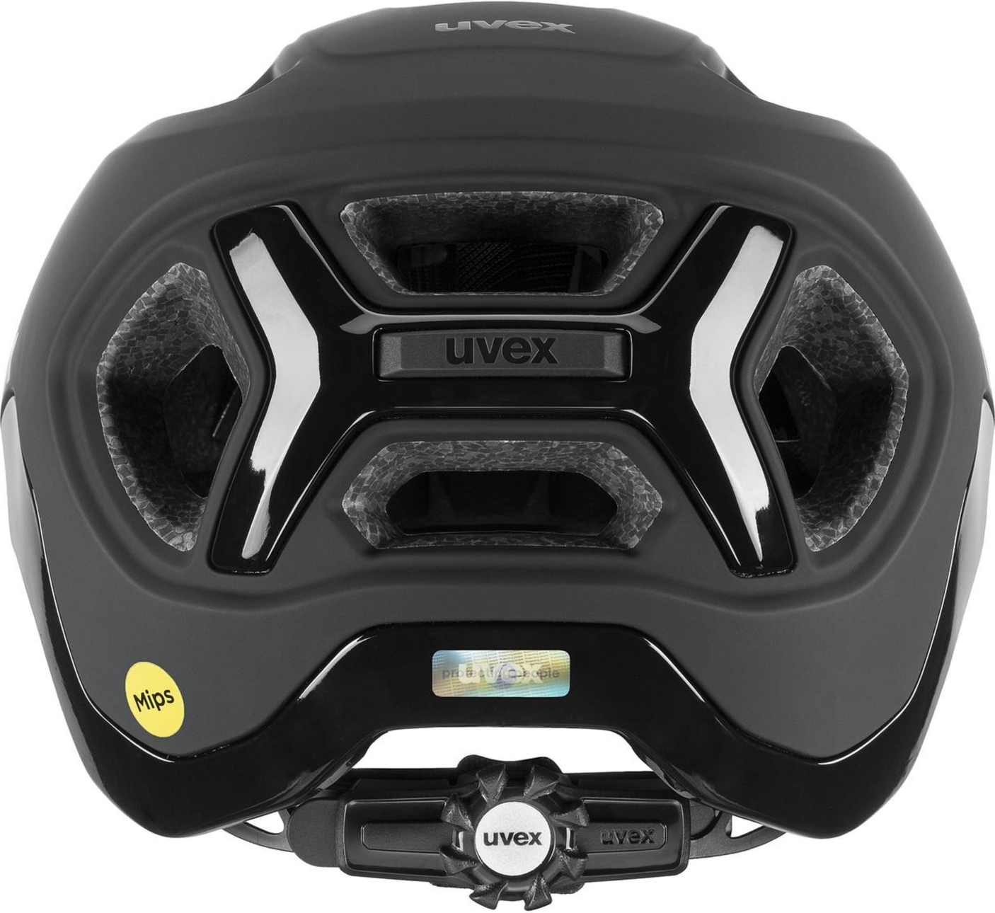 uvex React Mips MTB-Helm Black Matt