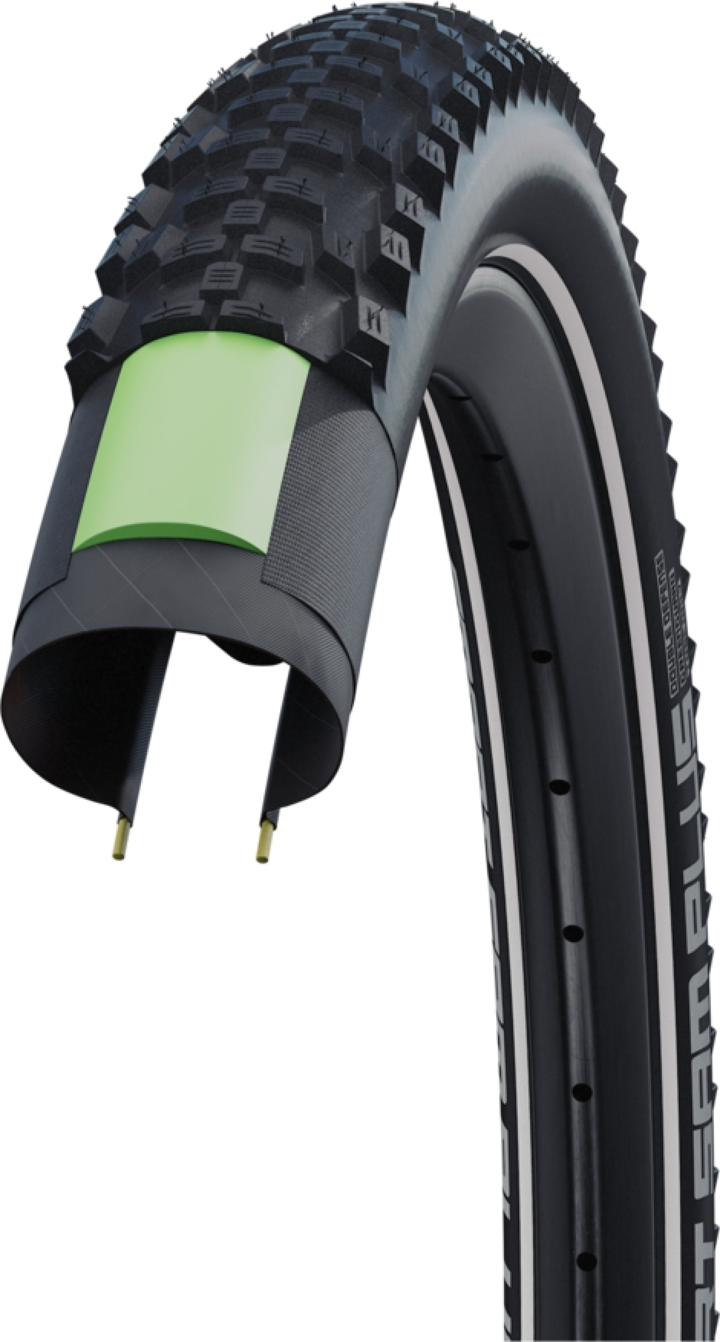 SCHWALBE Smart Sam Performance Drahtreifen 29x2.60" DD RaceGuard Snakeskin Addix braun/schwarz