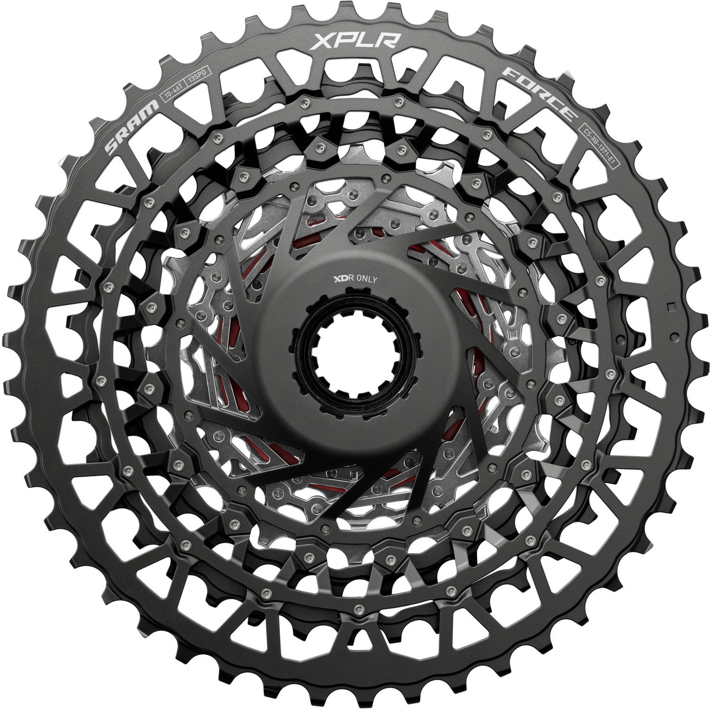 SRAM XG-1371 XPLR Kassette 13-fach silber