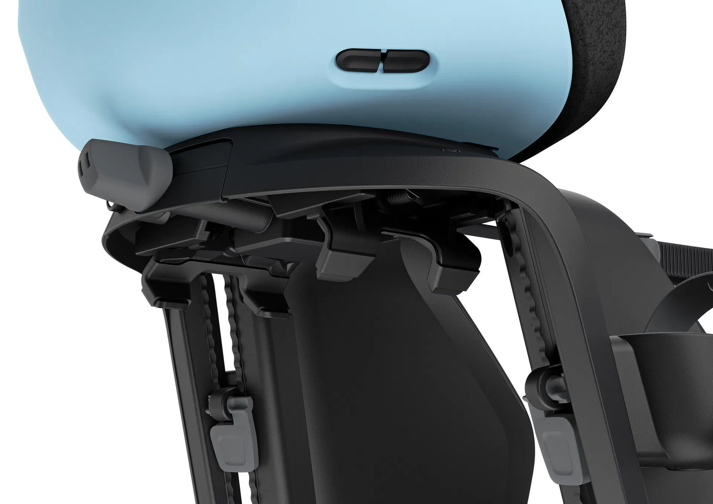 Thule Yepp Nexxt 2 Maxi blau, Gepäckträger-Befestigung