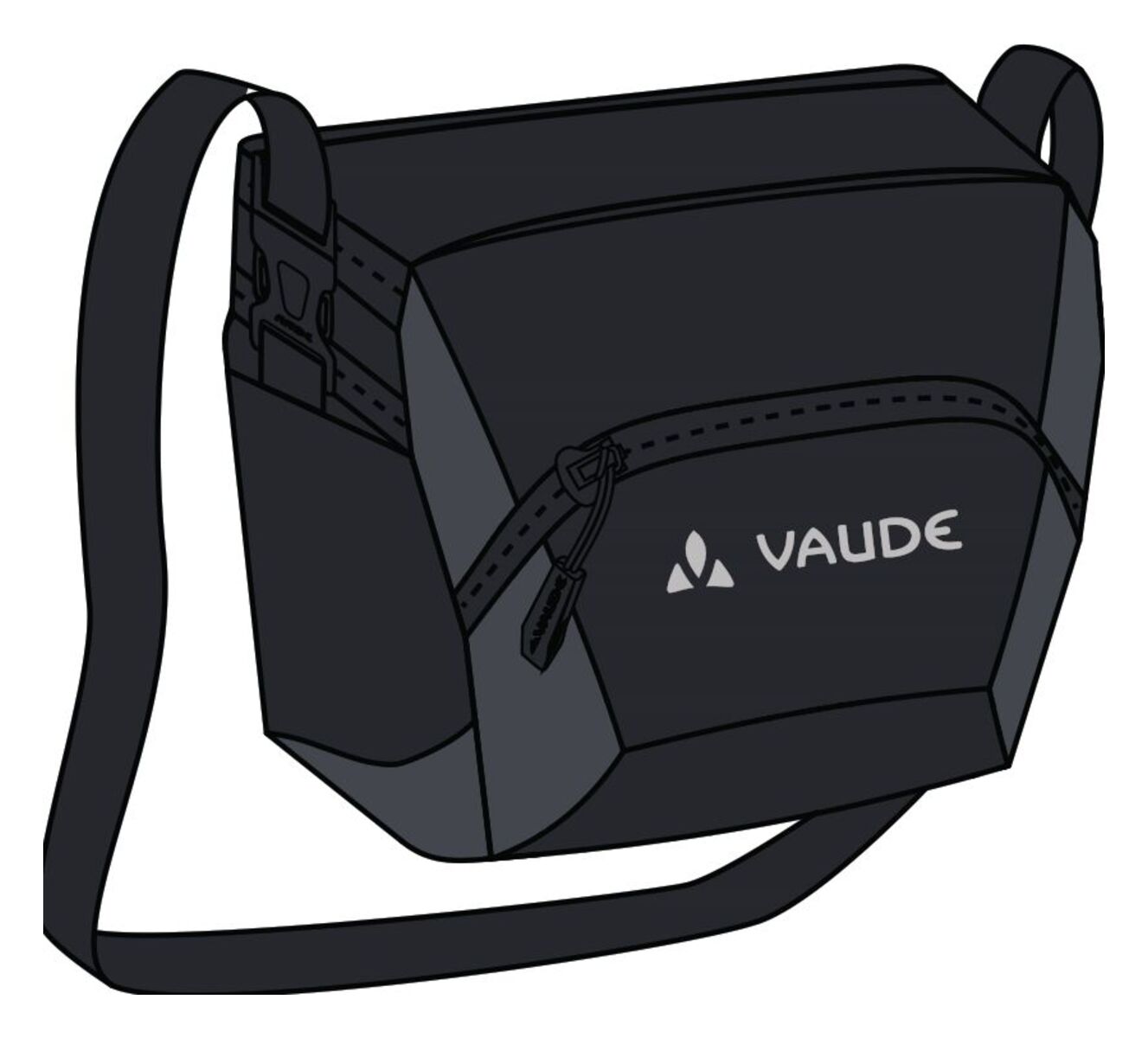 VAUDE OnTour Box M (KLICKfix ready) schwarz