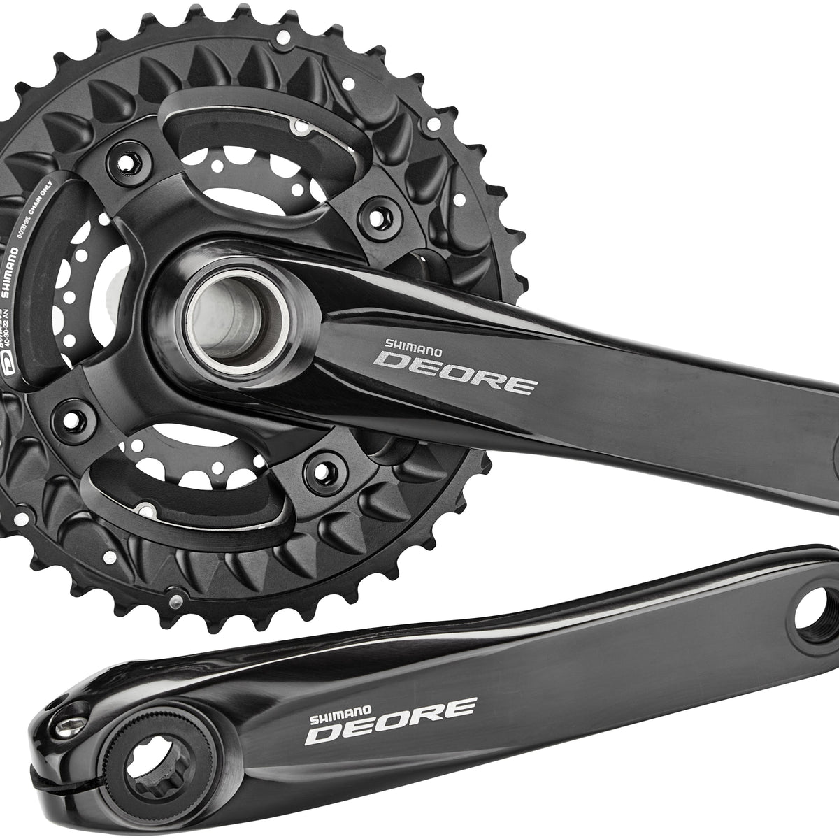 shimano 3 fach kurbel rennrad Shimano Deore MTB FC-M6000 Kurbelgarnitur 3x10-fach 40-30-22 Zähne sch