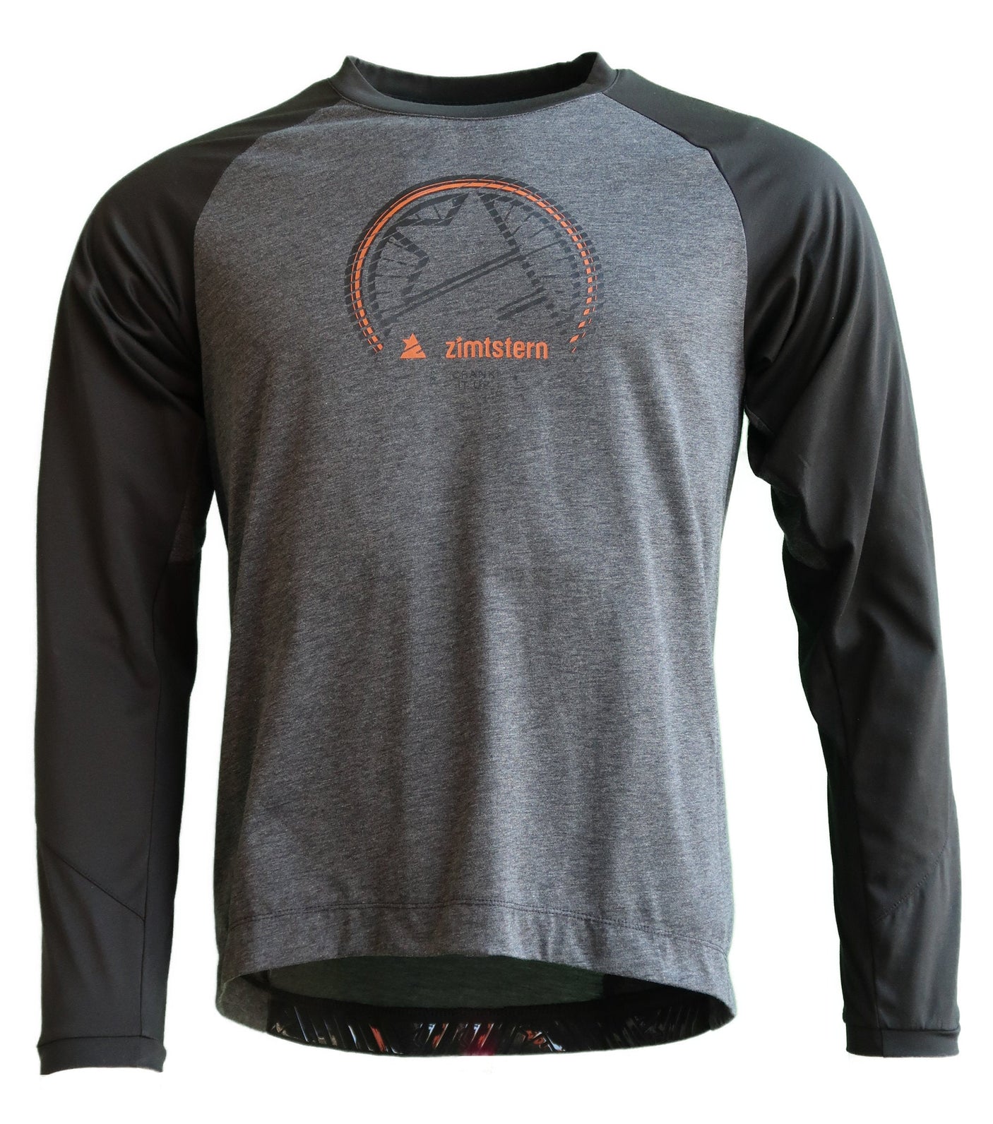 Zimtstern PureFlowz Shirt LS Men Pirate Black Melange / Pirate Black