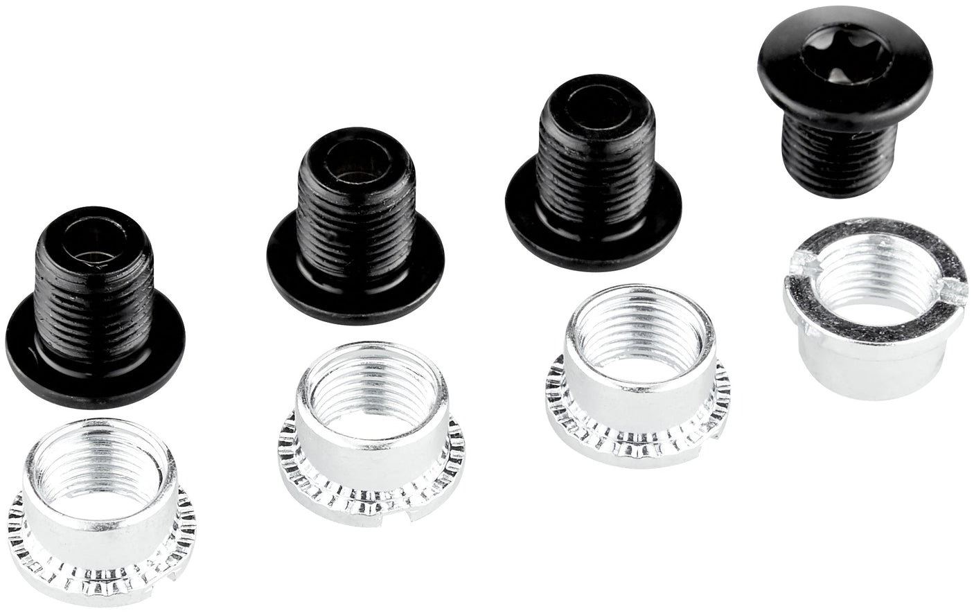 Shimano Kettenblattschrauben 4 Stück für Steps SM-CRE70-B