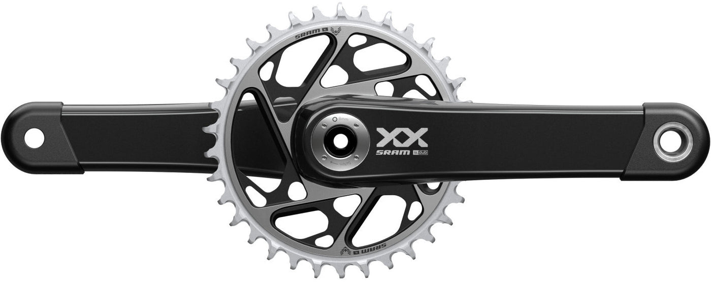 SRAM XX SL Eagle T-Type Kurbelgarnitur 34Z 12-fach DM 168mm schwarz