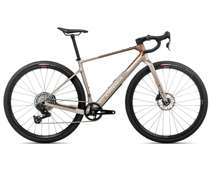 diamant gravel bike Orbea TERRA M31eTEAM 1X Diamant (2026) | Gravelbike | Nickel - Met Cinnamon (Matt)