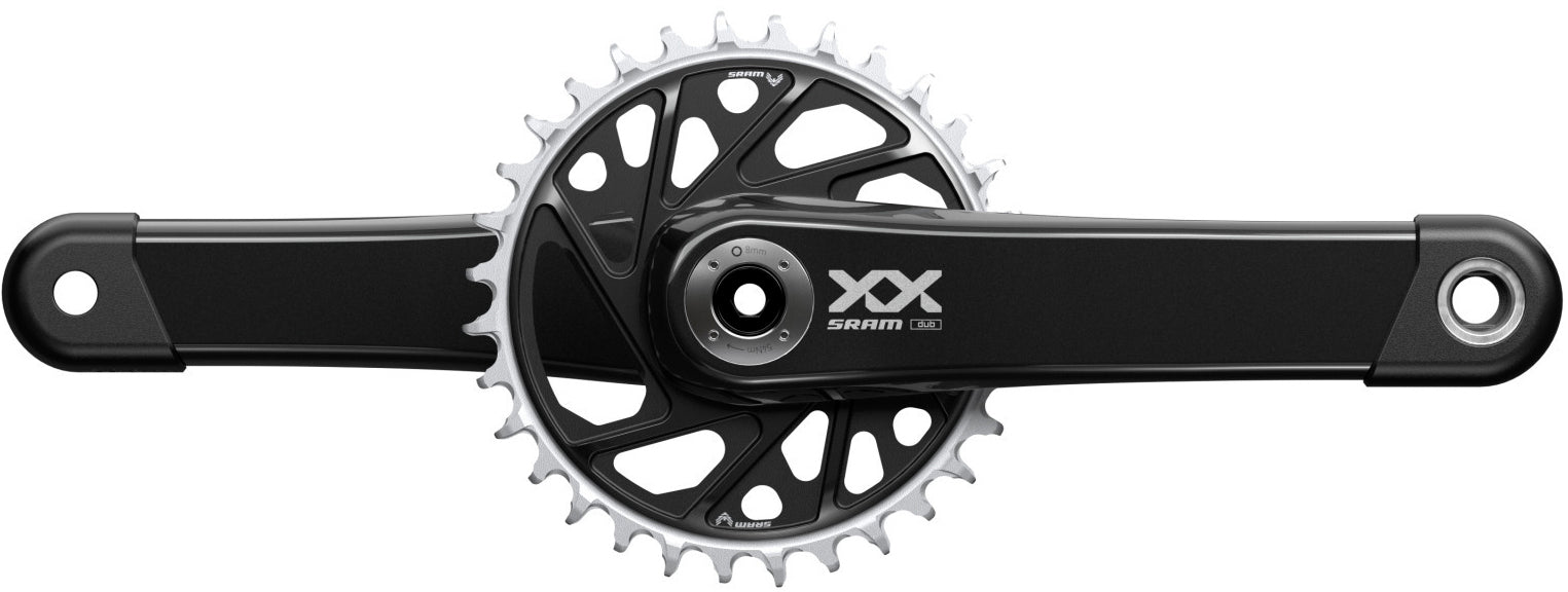 SRAM XX Eagle T-Type Kurbelgarnitur 32Z 12-fach DM schwarz