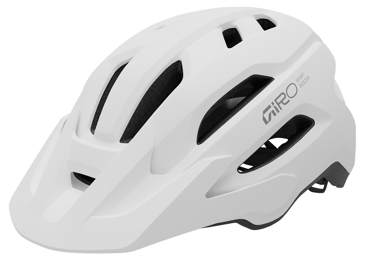 fahrradhelm giro aspect Giro Fixture II MTB-Helm Fahrradhelm | matte white/grey