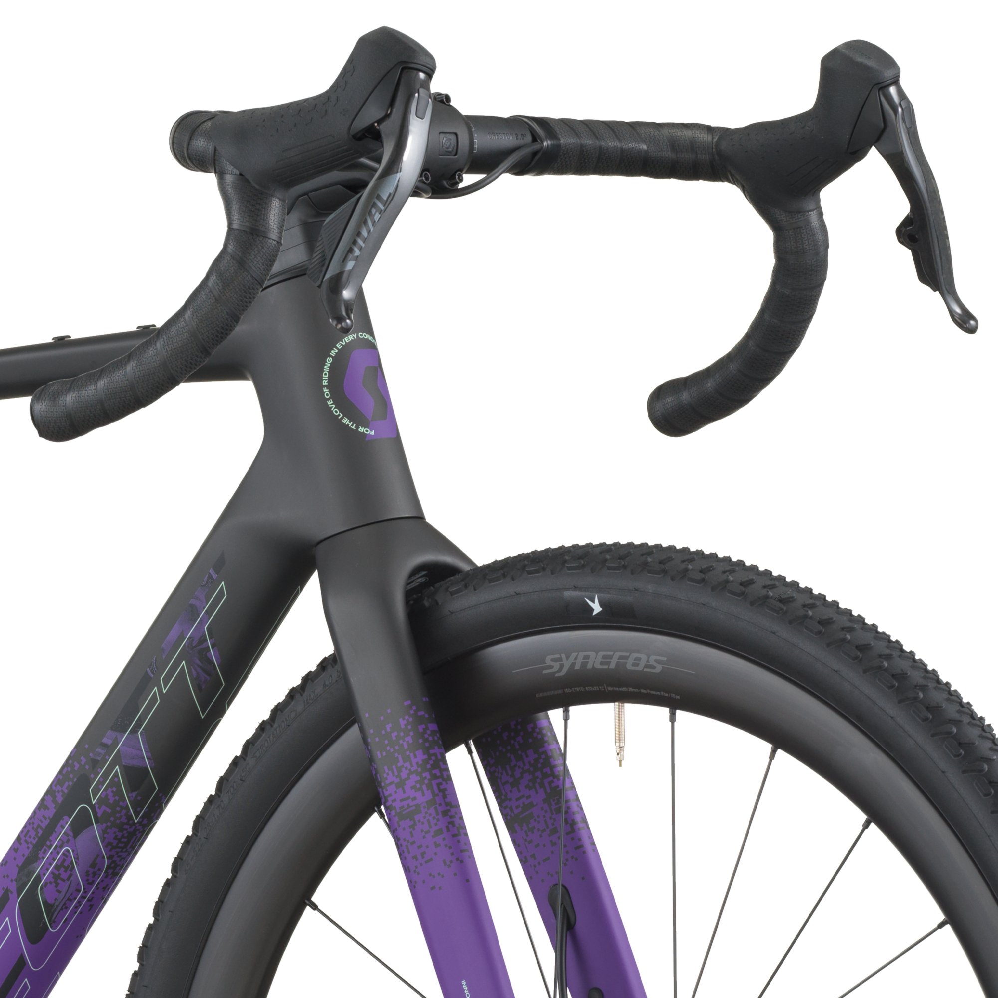 Scott Addict Gravel 20 carbon black/indigo purple (2026)