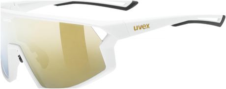 uvex Skyryse Radbrille White Matt / Mirror Gold