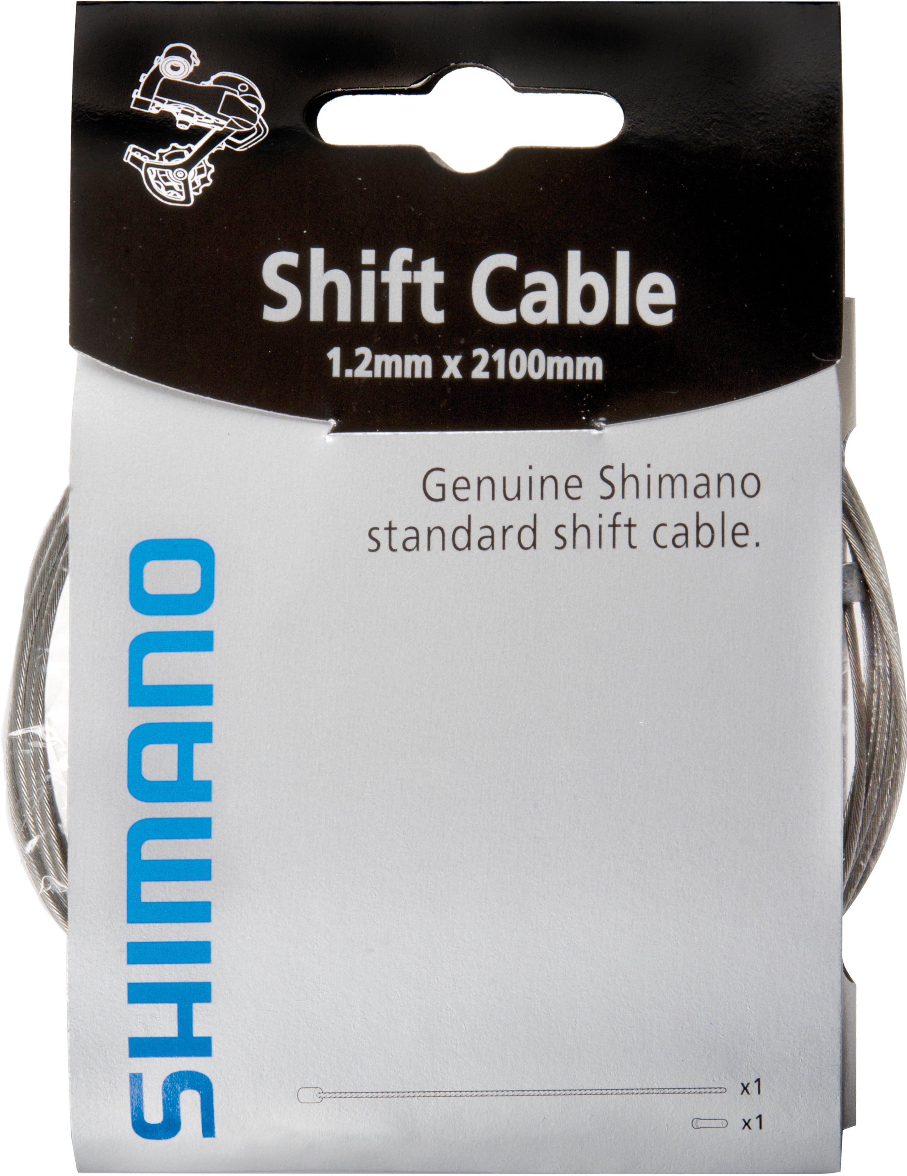 Shimano Schaltzug MTB/Road 1,2x2100mm 10 Stück