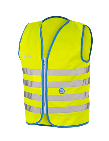 fahrradweste mit griff kinder Wowow Sicherheitsweste Fun Jacket | Kinder Fahrradweste | gelb