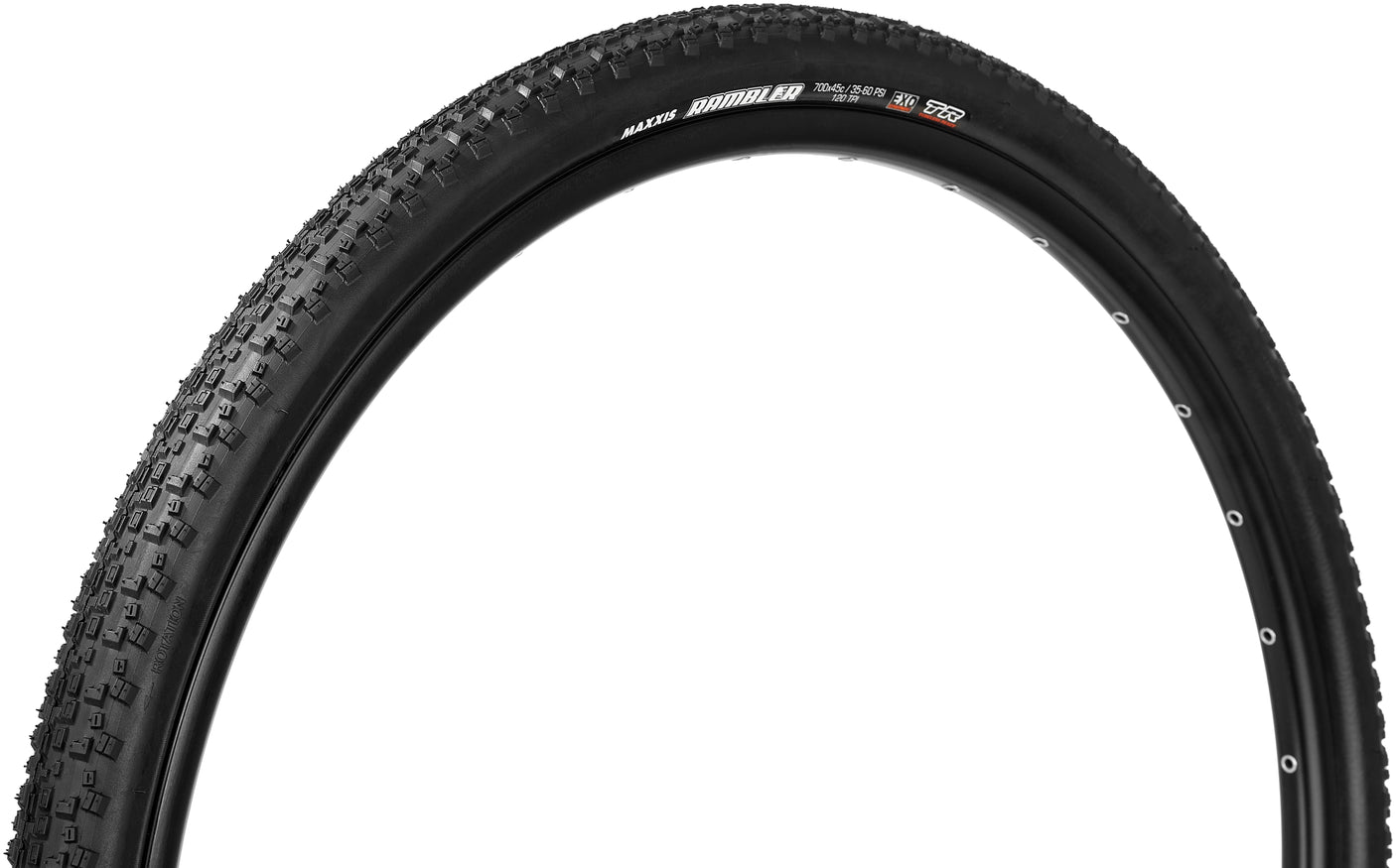 Maxxis Rambler Faltreifen 700x45C EXO TR schwarz