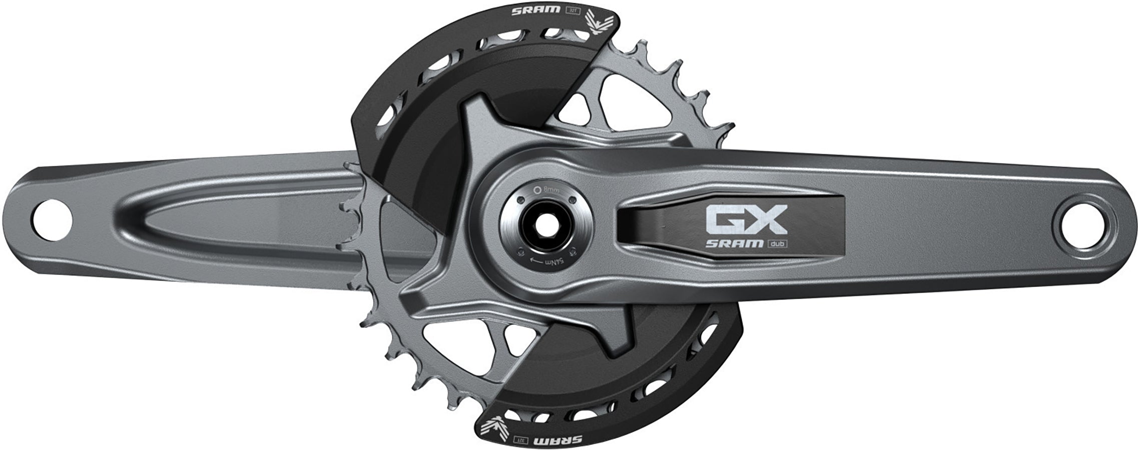 SRAM GX Eagle Kurbelgarnitur 12-fach 32Z DM T-Type grau