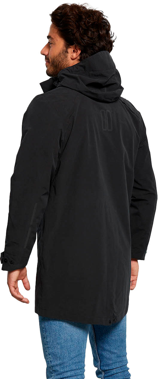Basil Mosse Regenparka Herren schwarz