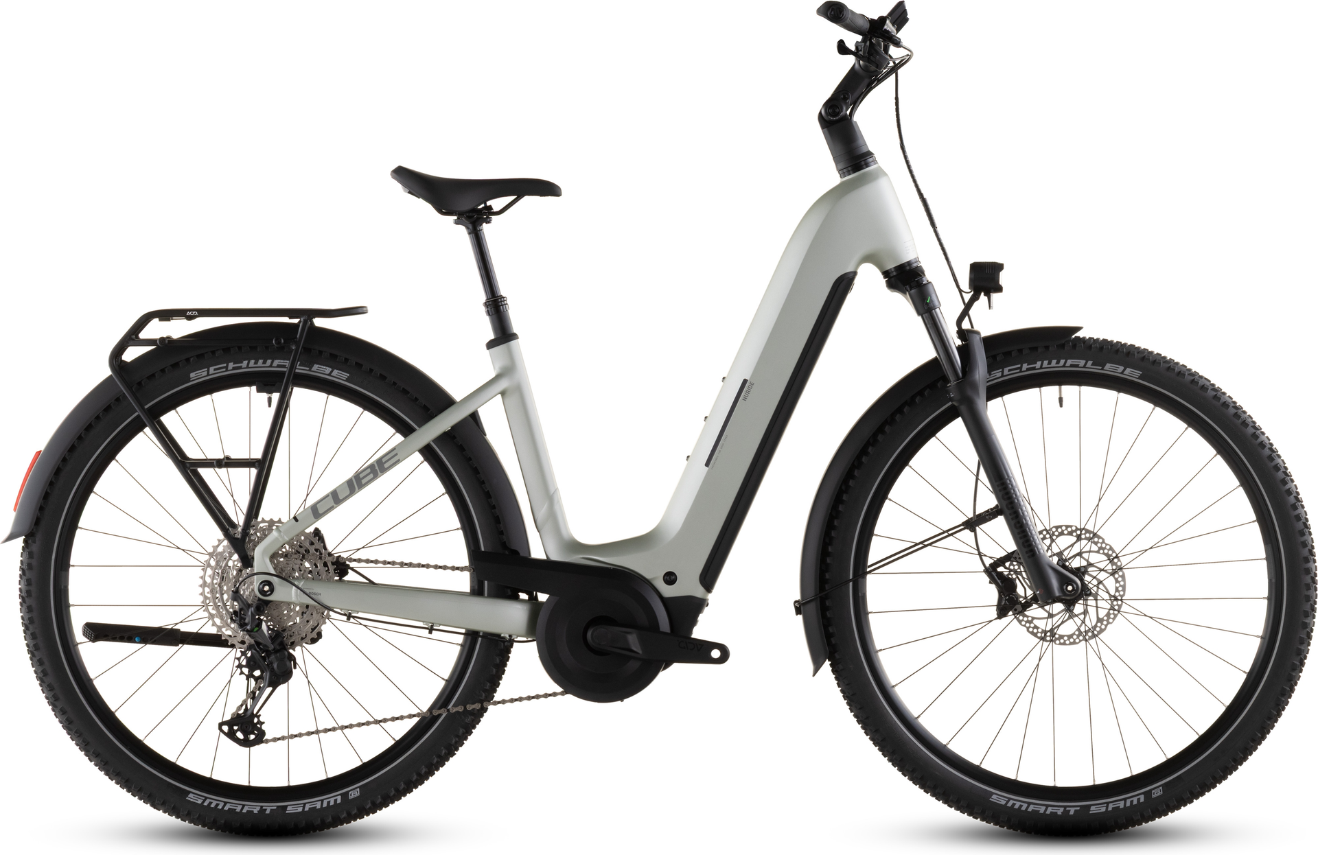 cube e bike herren riemenantrieb Cube Nuride Hybrid EXC 800 Easy Entry (2026) | Trekking E-Bike | lemongrass´n´reflex
