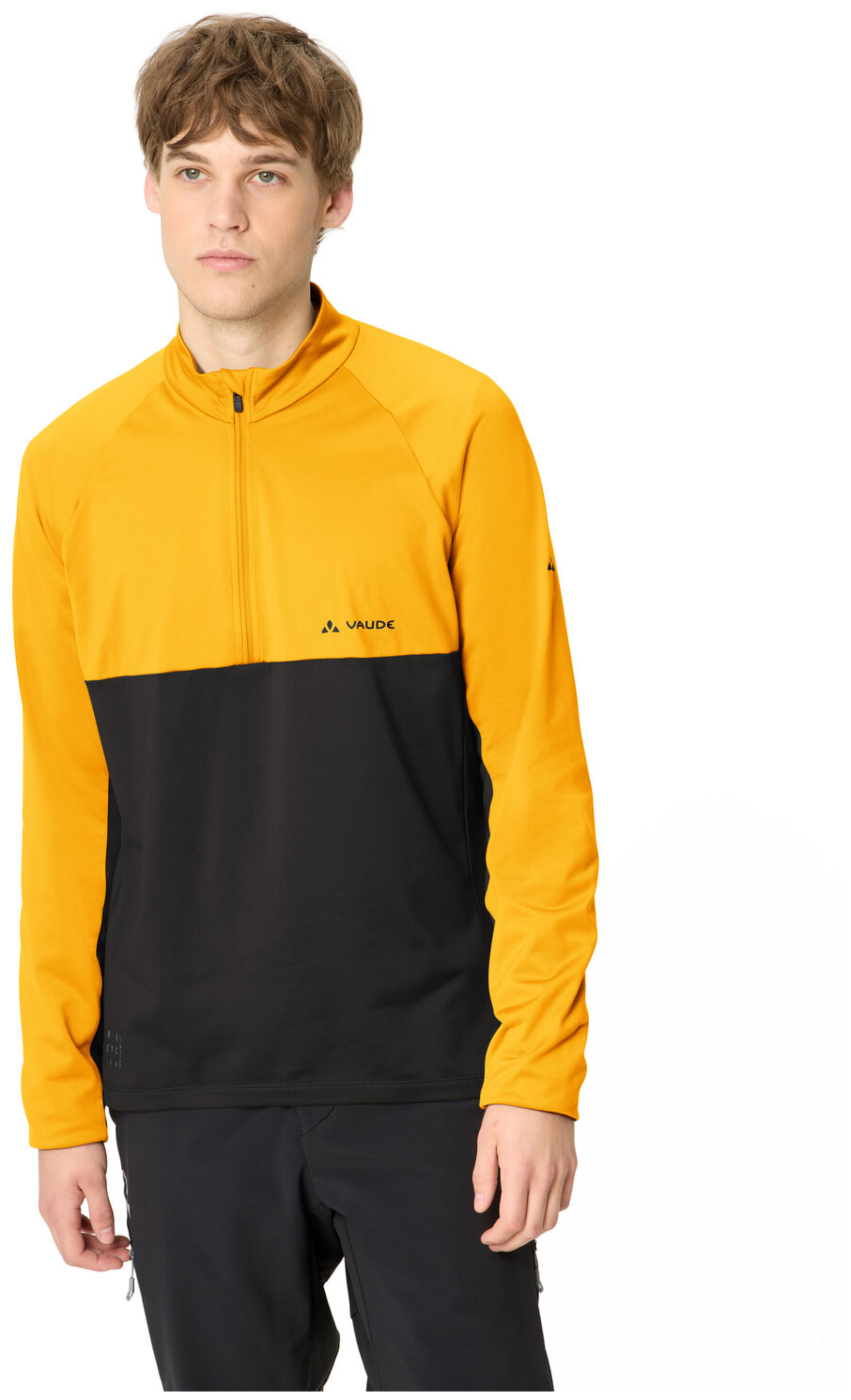 VAUDE Men's Qimsa Halfzip LS Shirt saffron